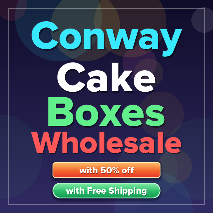 Conway cake boxes