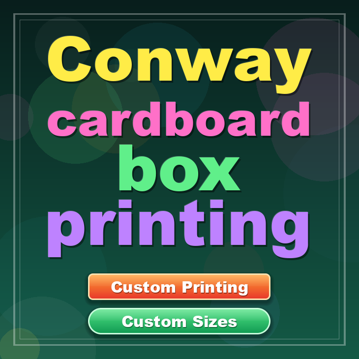 Conway cardboard box printing