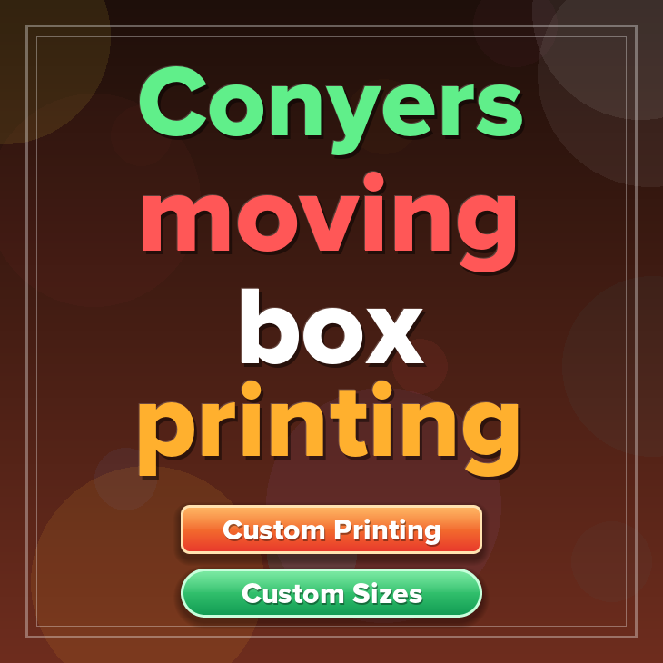 Conyers moving box printing