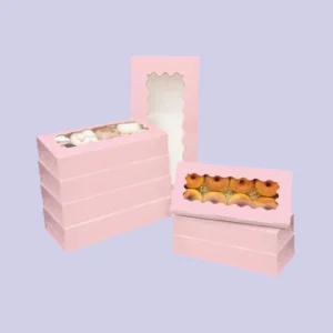 cookie boxes with window