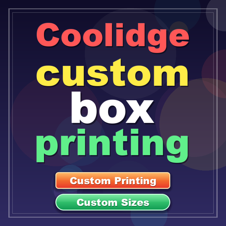 Coolidge custom box printing