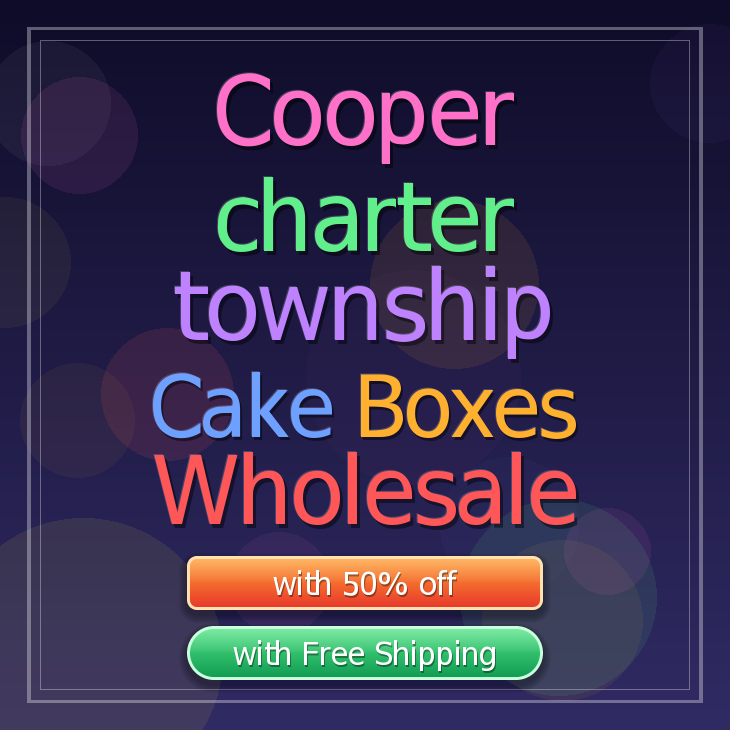 Cooper Charter Township cake boxes