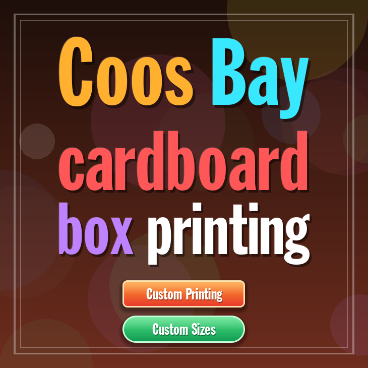 Coos Bay cardboard box printing