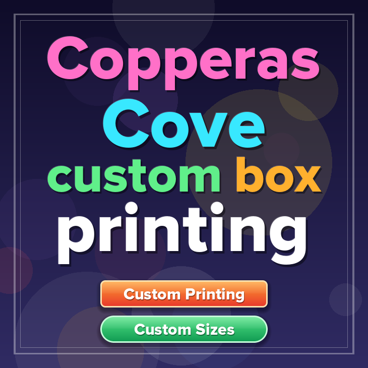 Copperas Cove custom box printing
