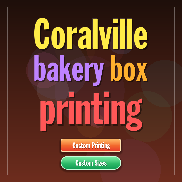 Coralville bakery box printing