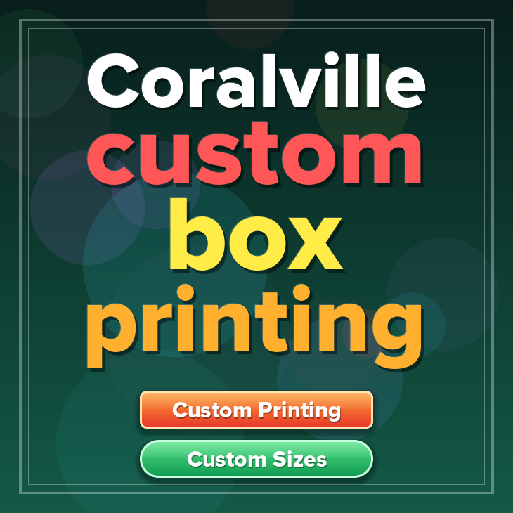 Coralville custom box printing