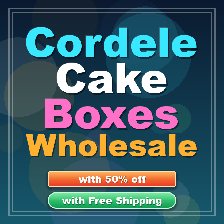 Cordele cake boxes