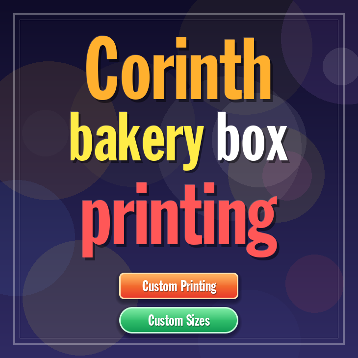 Corinth bakery box printing