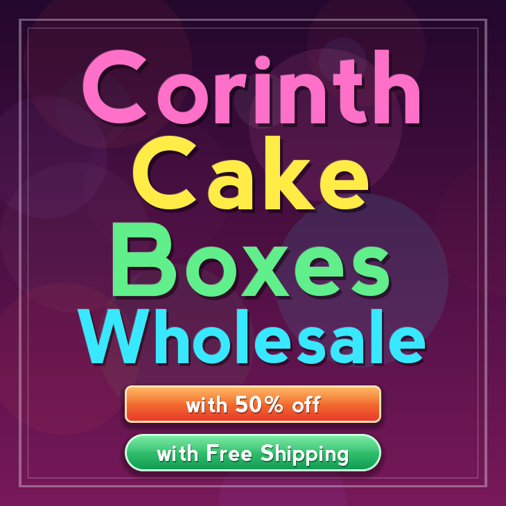 Corinth cake boxes
