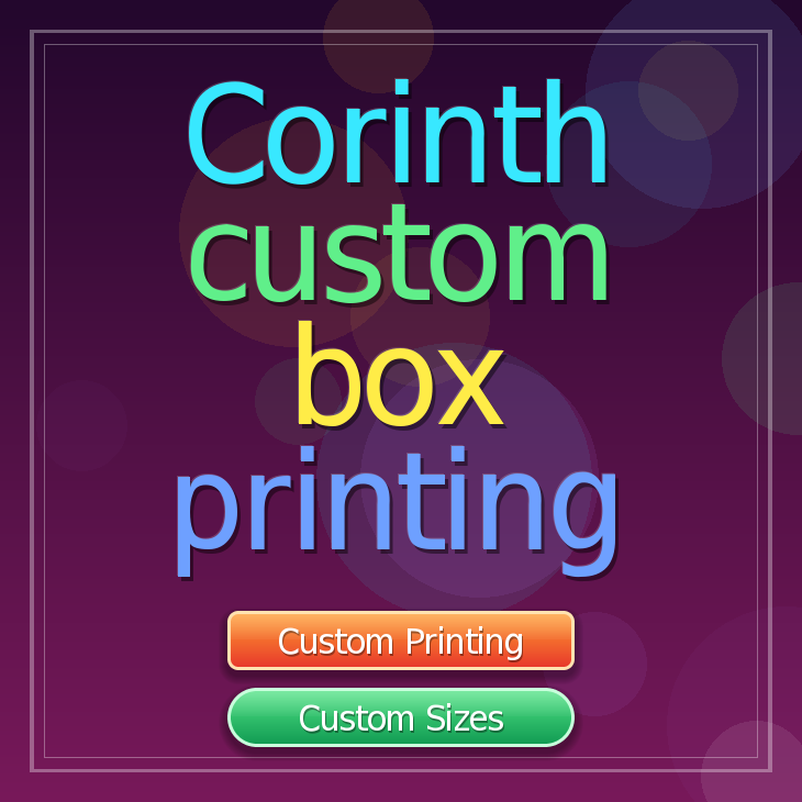 Corinth custom box printing