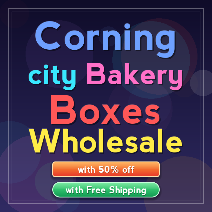 Corning City bakery boxes