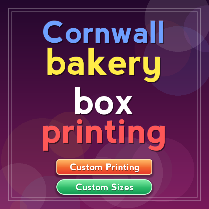 Cornwall bakery box printing