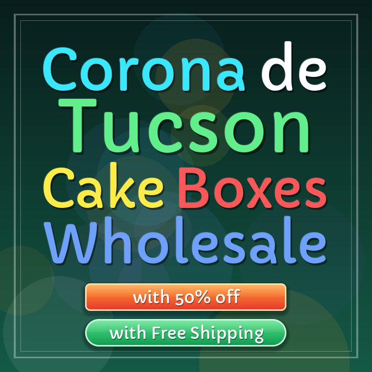 Corona De Tucson cake boxes