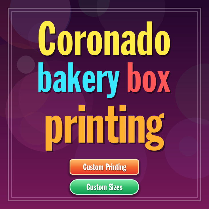 Coronado bakery box printing