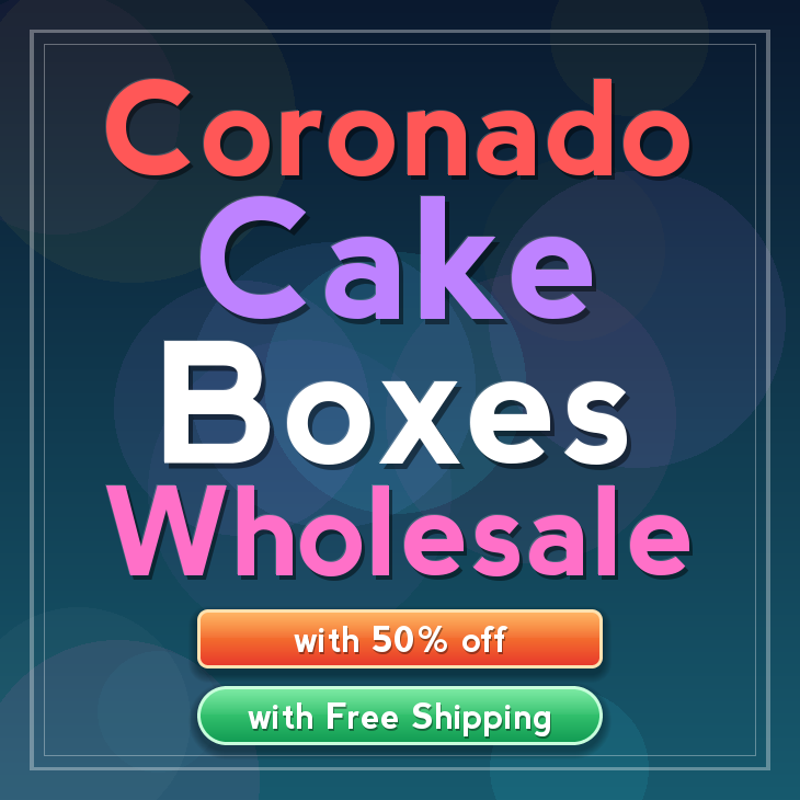 Coronado cake boxes