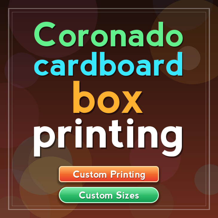 Coronado cardboard box printing
