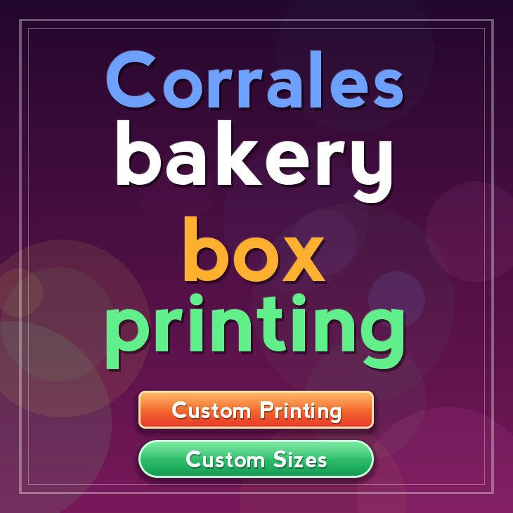 Corrales bakery box printing