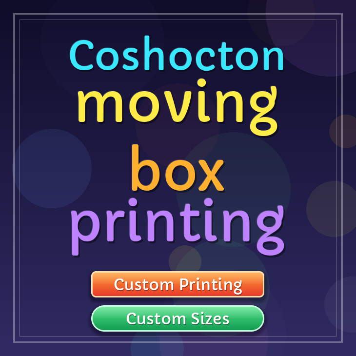 Coshocton moving box printing