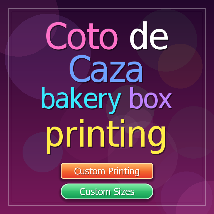 Coto De Caza bakery box printing