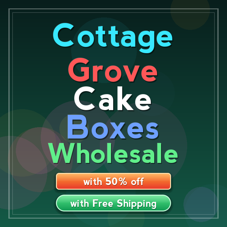 Cottage Grove cake boxes