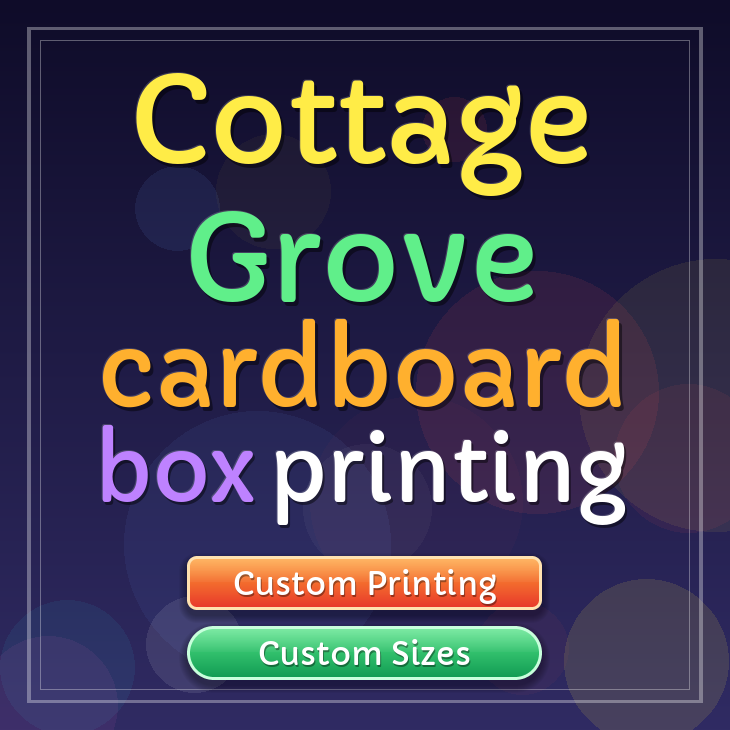 Cottage Grove cardboard box printing