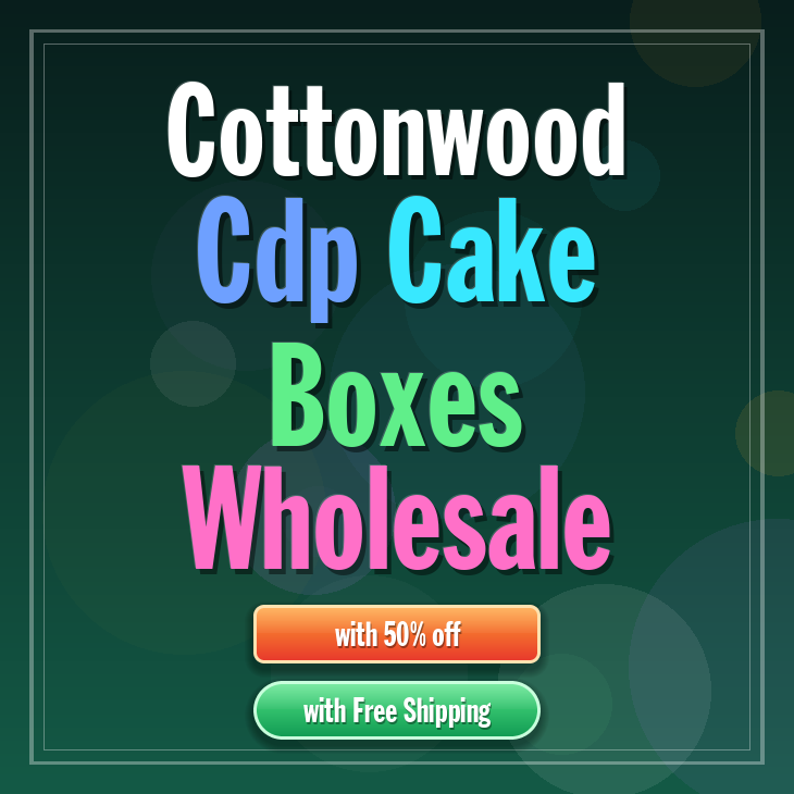 Cottonwood Cdp cake boxes