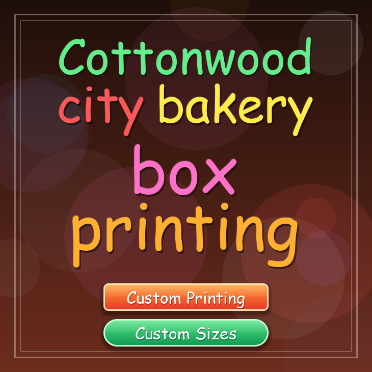 Cottonwood City bakery box printing