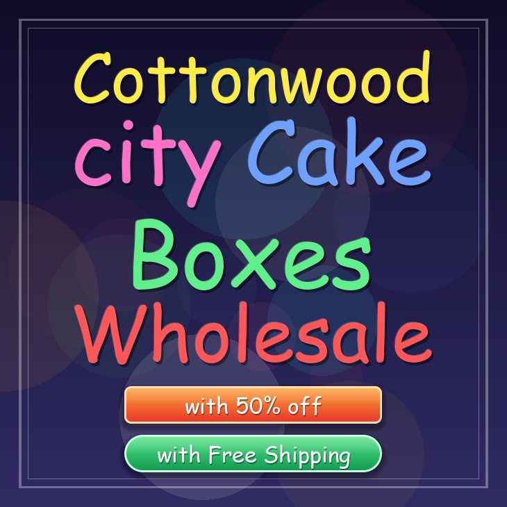 Cottonwood City cake boxes