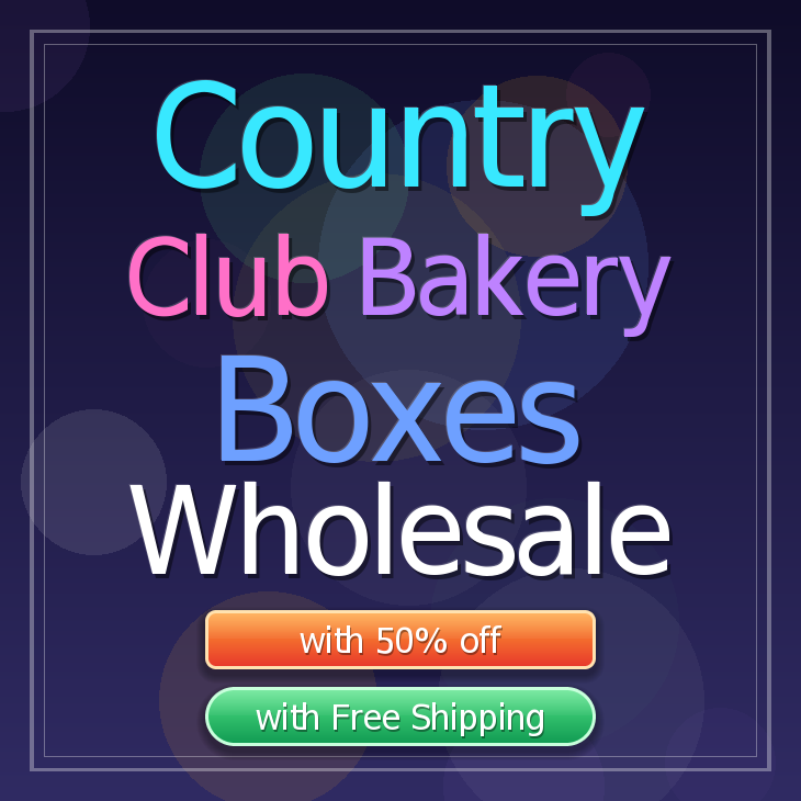 Country Club bakery boxes