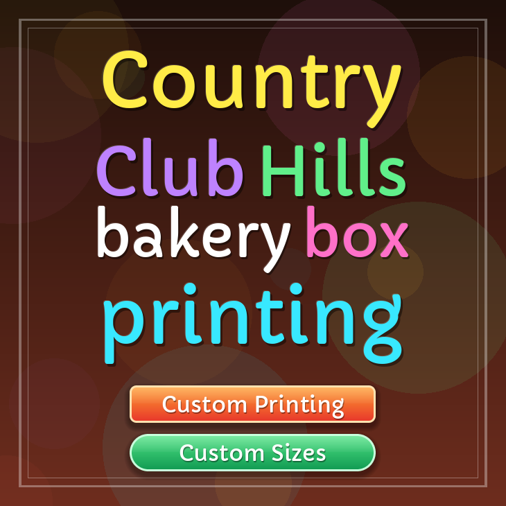Country Club Hills bakery box printing