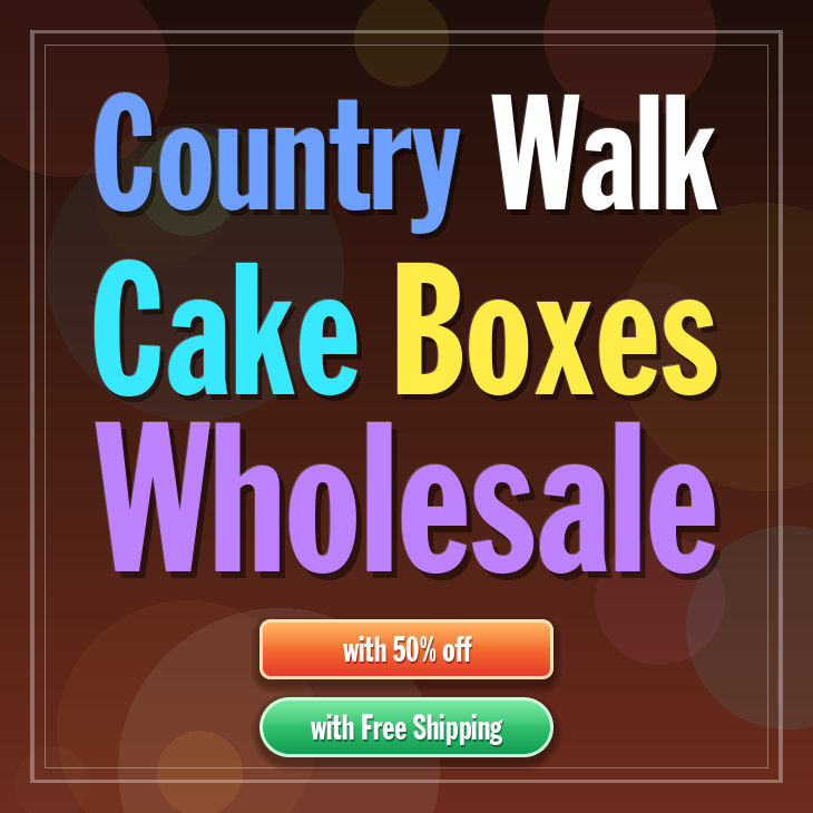 Country Walk cake boxes