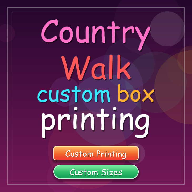 Country Walk custom box printing