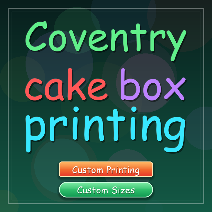 Coventry cake box printing
