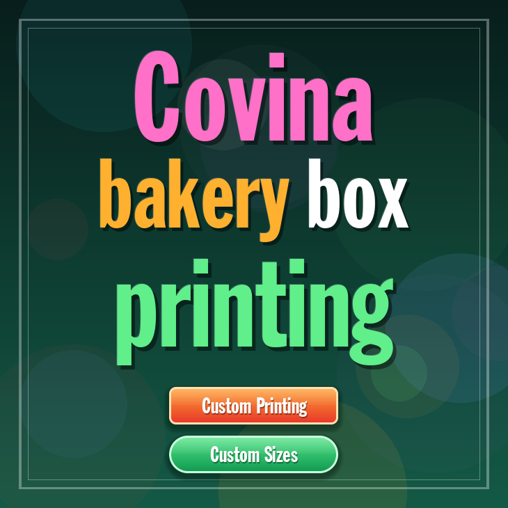 Covina bakery box printing