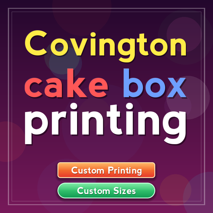 Covington cake box printing