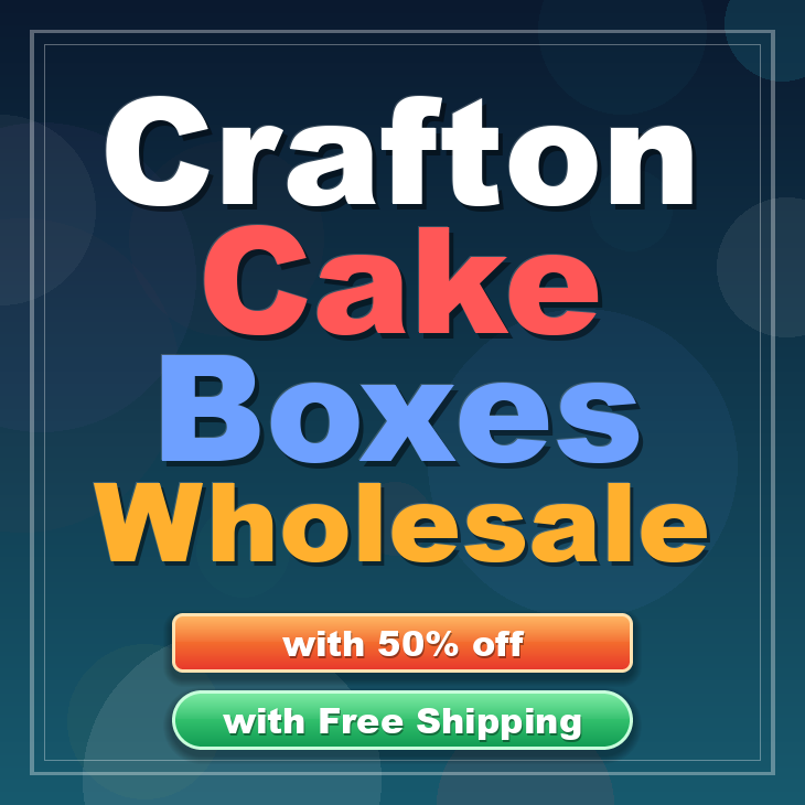 Crafton cake boxes
