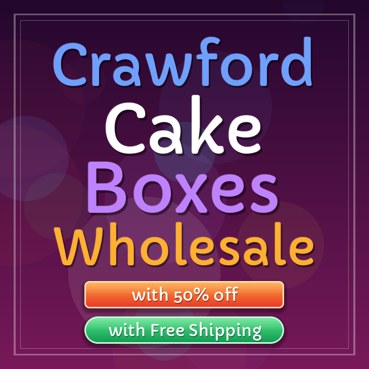 Crawford cake boxes