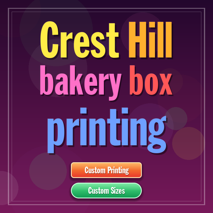 Crest Hill bakery box printing