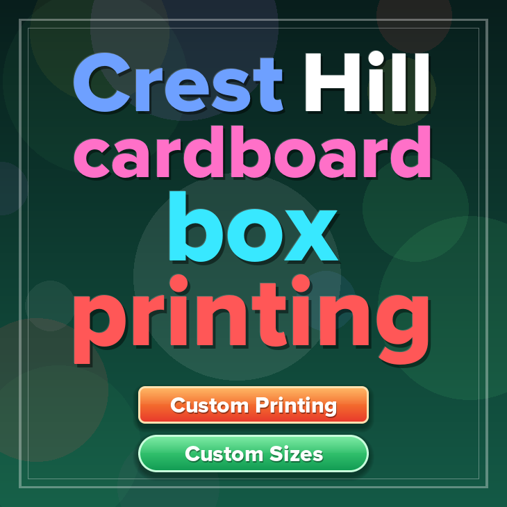 Crest Hill cardboard box printing