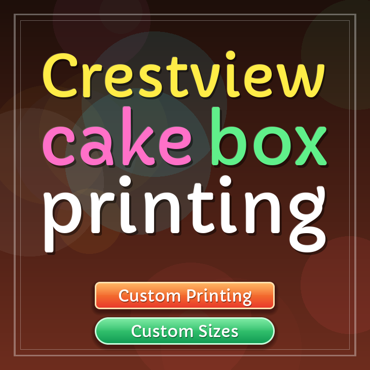 Crestview cake box printing