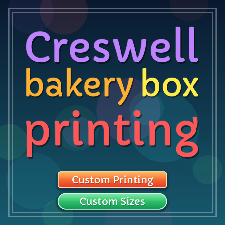 Creswell bakery box printing