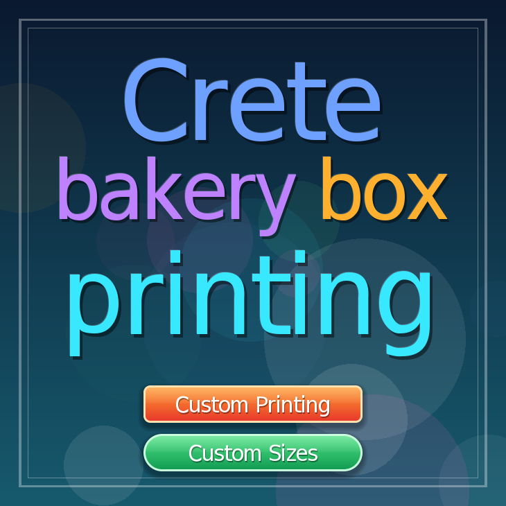 Crete bakery box printing