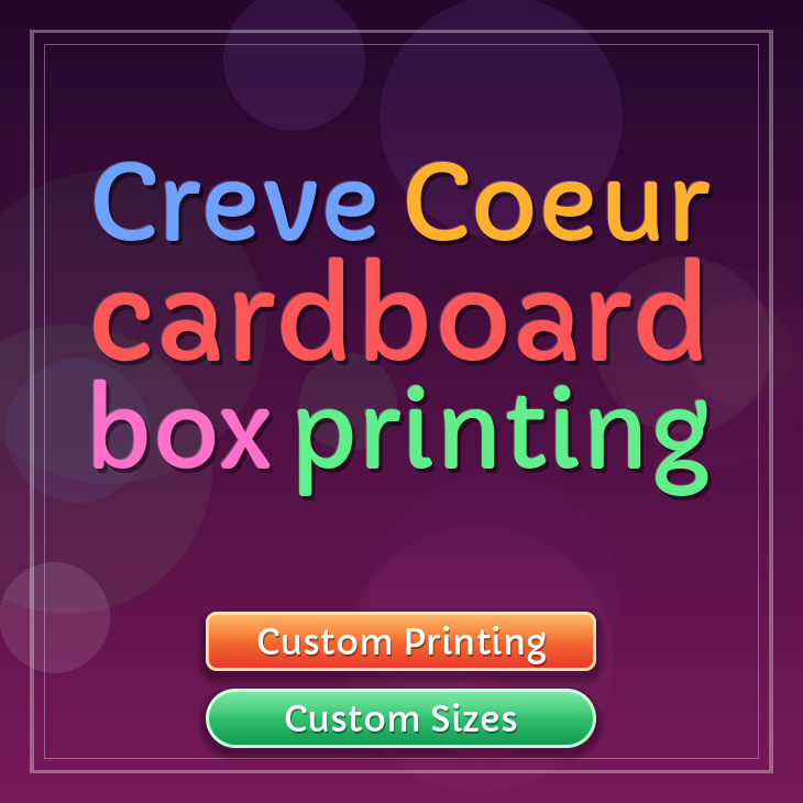Creve Coeur cardboard box printing