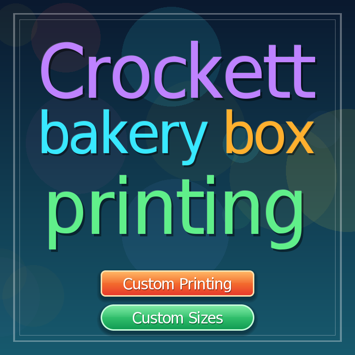 Crockett bakery box printing
