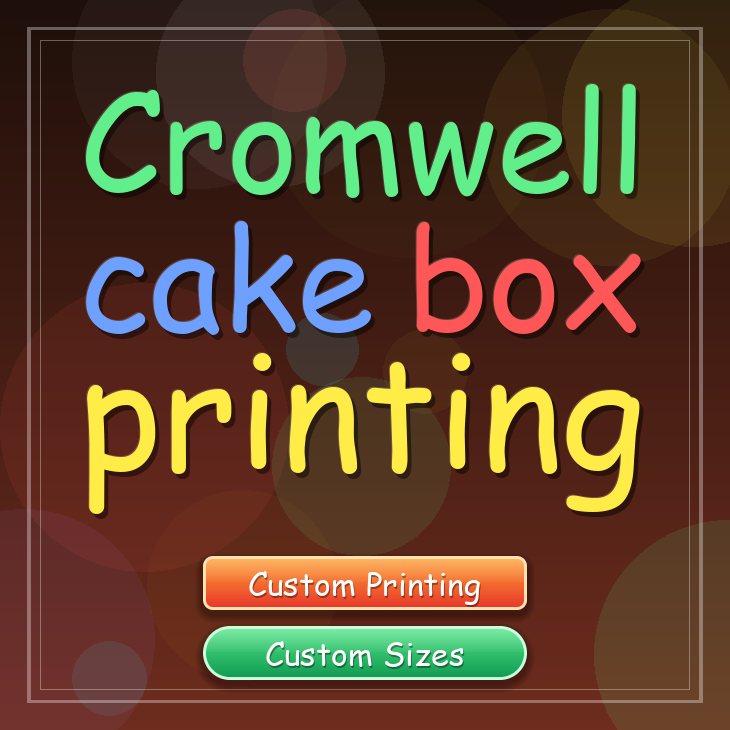 Cromwell cake box printing