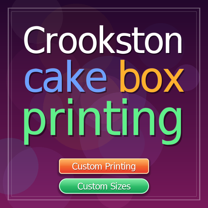 Crookston cake box printing