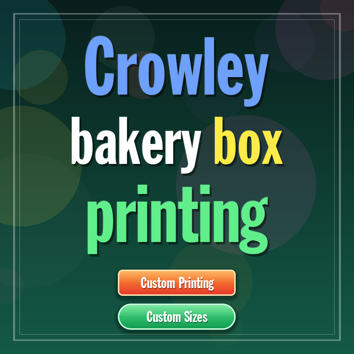 Crowley bakery box printing