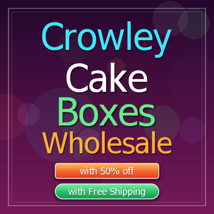 Crowley cake boxes