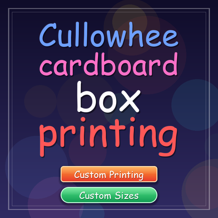 Cullowhee cardboard box printing