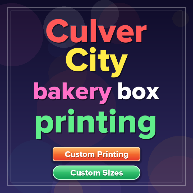 Culver City bakery box printing